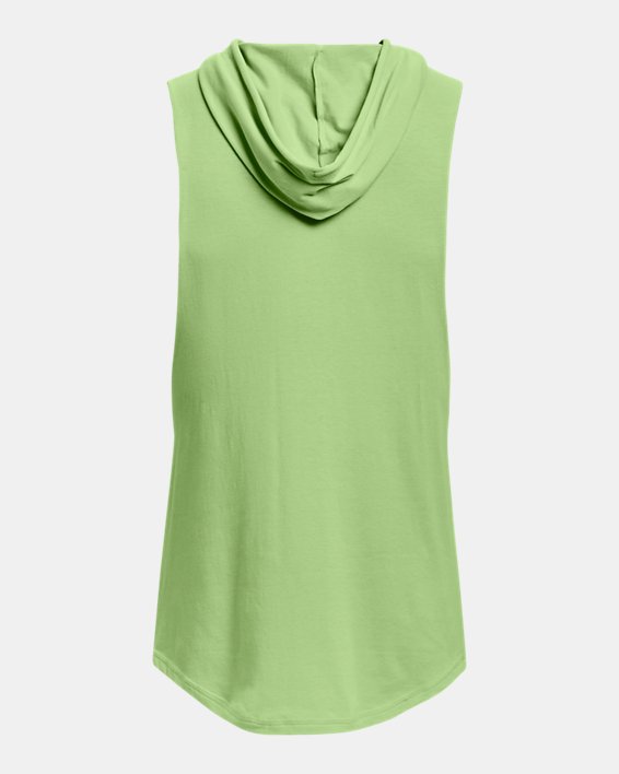 Men's Project Rock Show Your Work Sleeveless Hoodie in Green image number 6